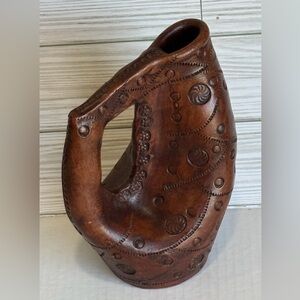 Greek decorative jug/vase/pottery intricate design, ceramic decoratice,BOHO